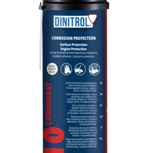 Dinitrol 4010 Caurspīdīgs, karstumizturīgs aizsargvasks visām metāla virsmām. 500ml