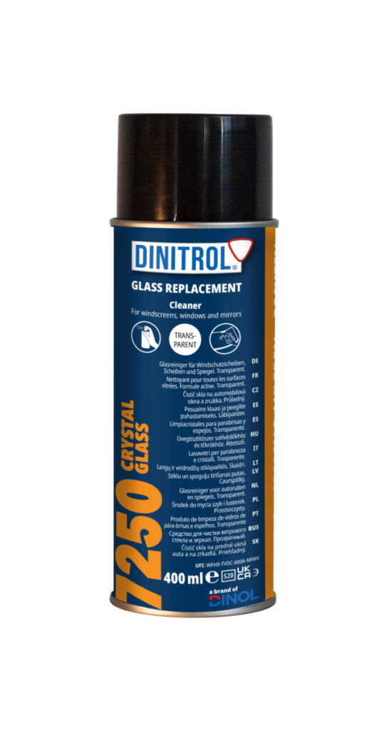 Dinitrol 7250 stiklu tīrītājs - putas, 400ml