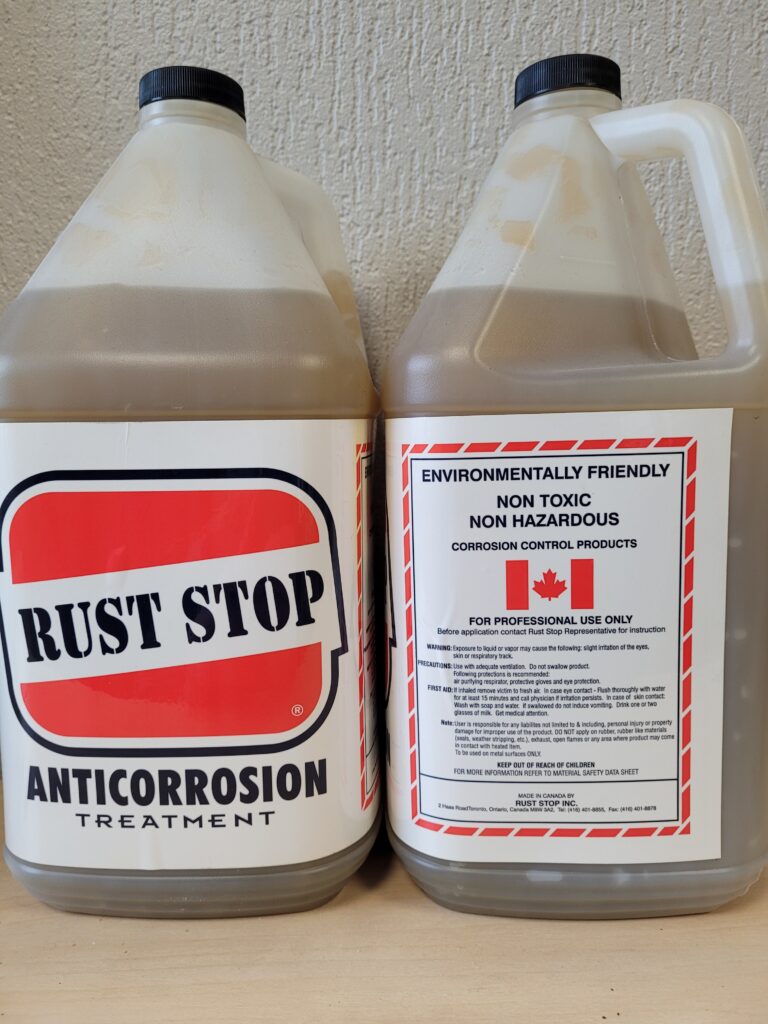 RUST STOP NO DRIP auto pretrūsas apstrādes līdzeklis 4l, gaiši brūns
