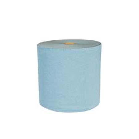 Industriālais papīra rullis, zils 1 kārta 400m