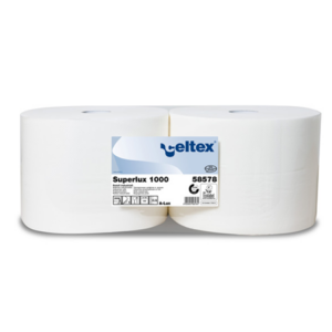 Celtex balts industr. papīra rullis 3 kārtas 380m