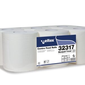 Celtex papīra dvieļi MAXIPULL Trend balti, 2 kārtas 108m Ø19 1x6gb.