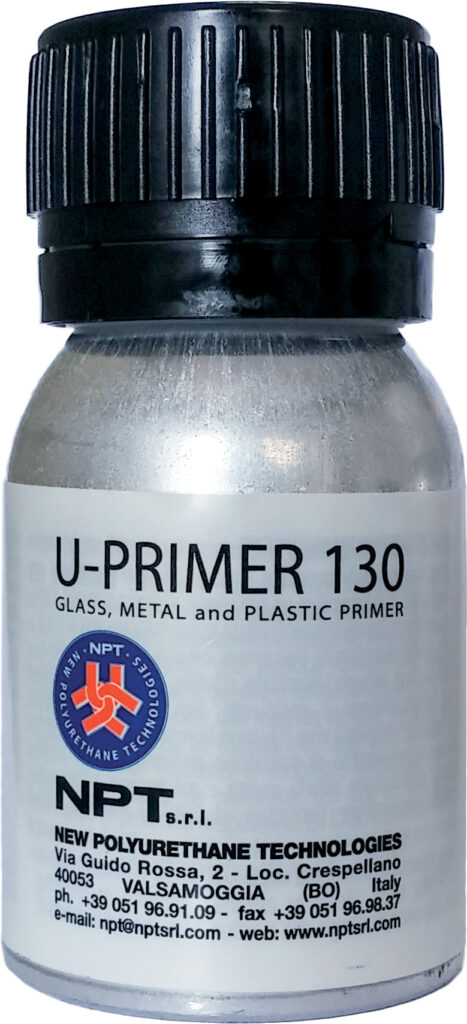 NPT U-Primer 130, 30ml, melna, mitrumā cietējoša, vienpakāpes stikla grunts