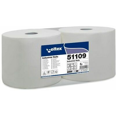 Celtex industriālais papīra rullis, balts 1kāta 920m