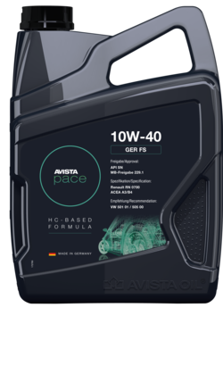 AVISTA PACE GER FS SAE 10W-40, 5l